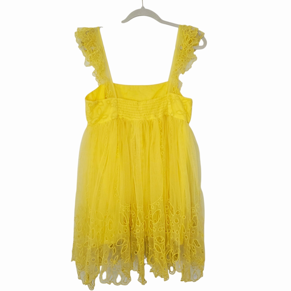 Let Me Be By Anthropologie Eyelet Tulle Mini Dress - Picture 9 of 9